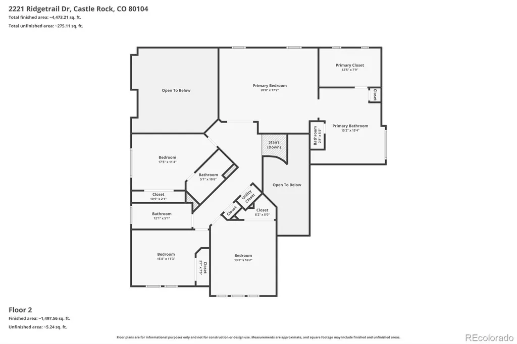 2221 Ridgetrail Drive Castle Rock CO 80104