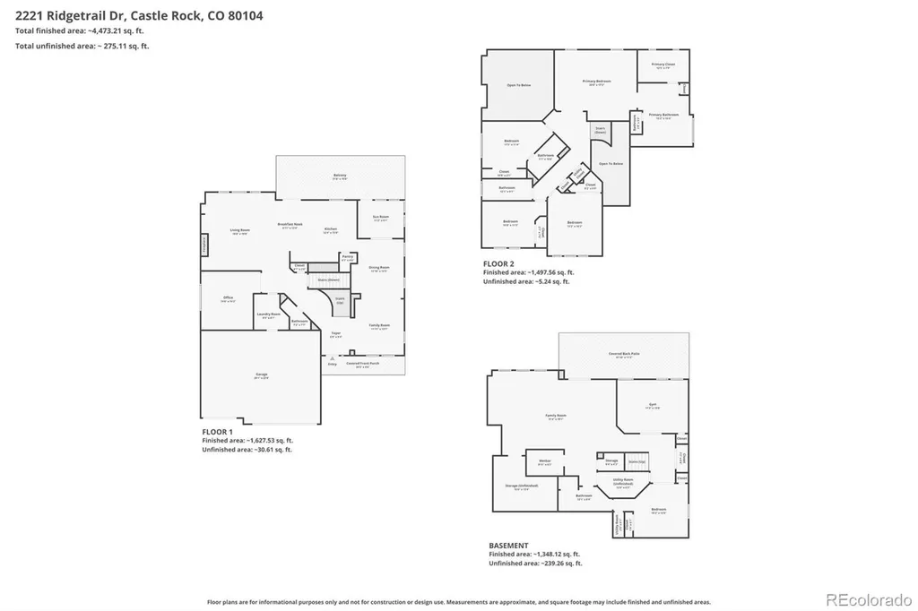 2221 Ridgetrail Drive Castle Rock CO 80104