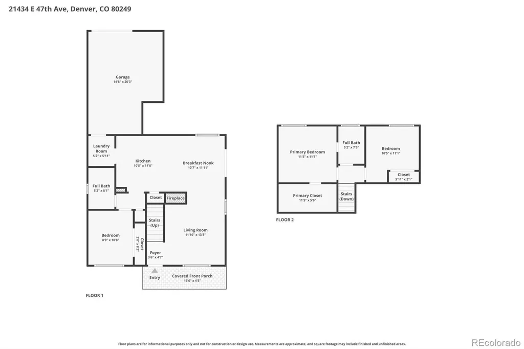 21434 E 47th Avenue Denver CO 80249