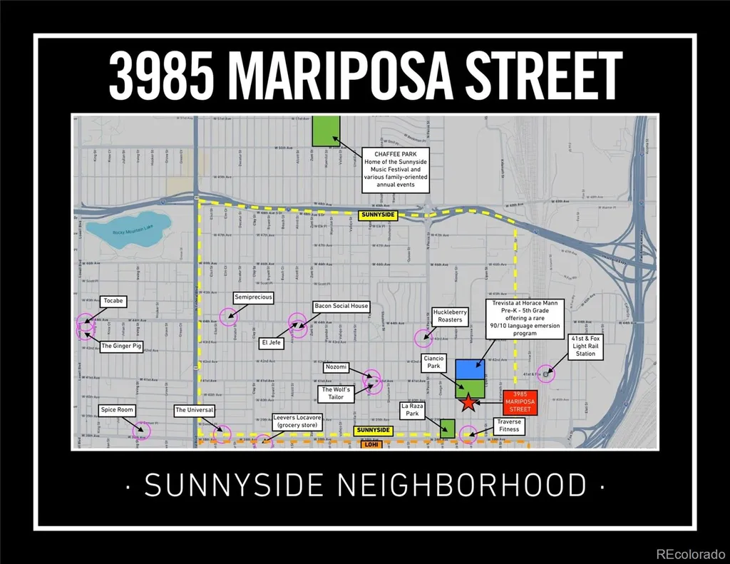 3985 Mariposa Street Denver CO 80211