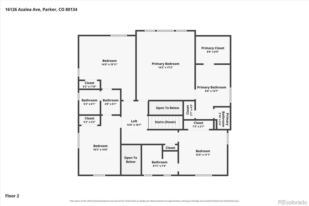 16126 Azalea Avenue Parker CO 80134