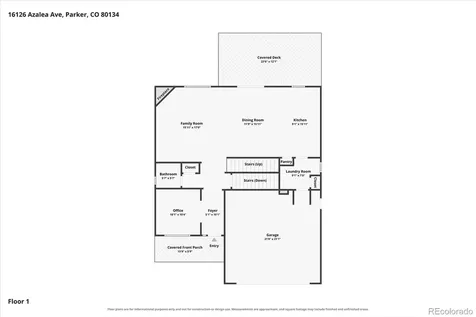16126 Azalea Avenue Parker CO 80134