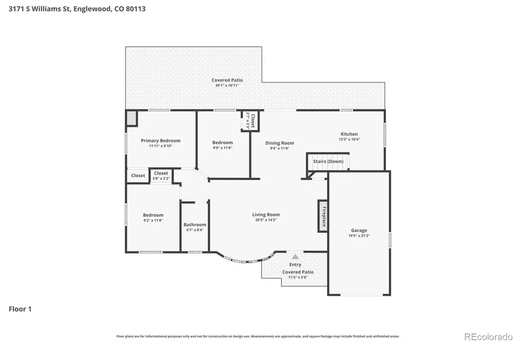 3171 S Williams Street Englewood CO 80113