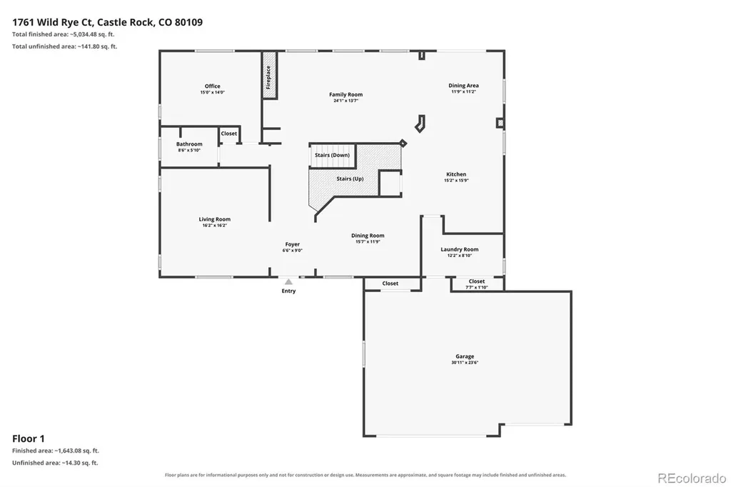 1761 Wild Rye Court Castle Rock CO 80109