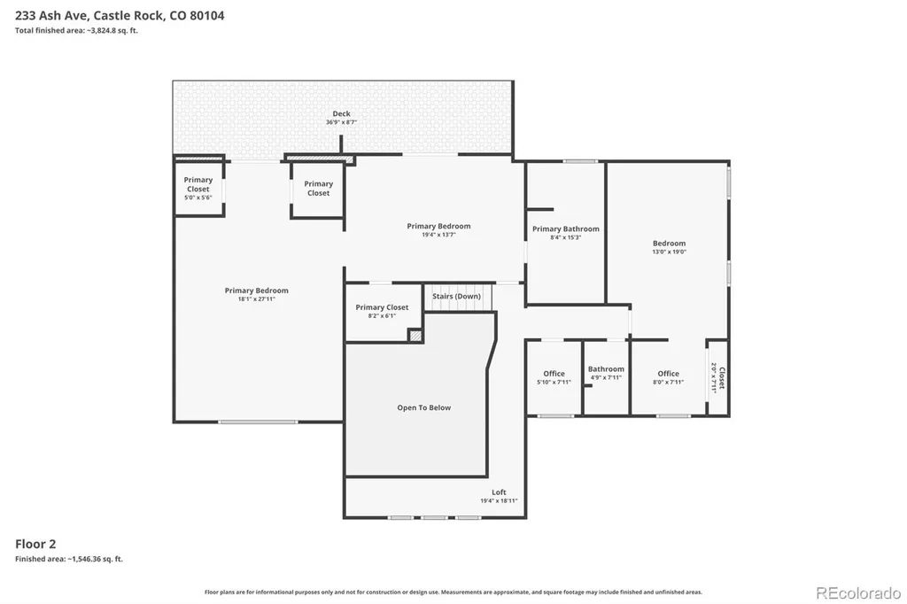 233 Ash Avenue Castle Rock CO 80104