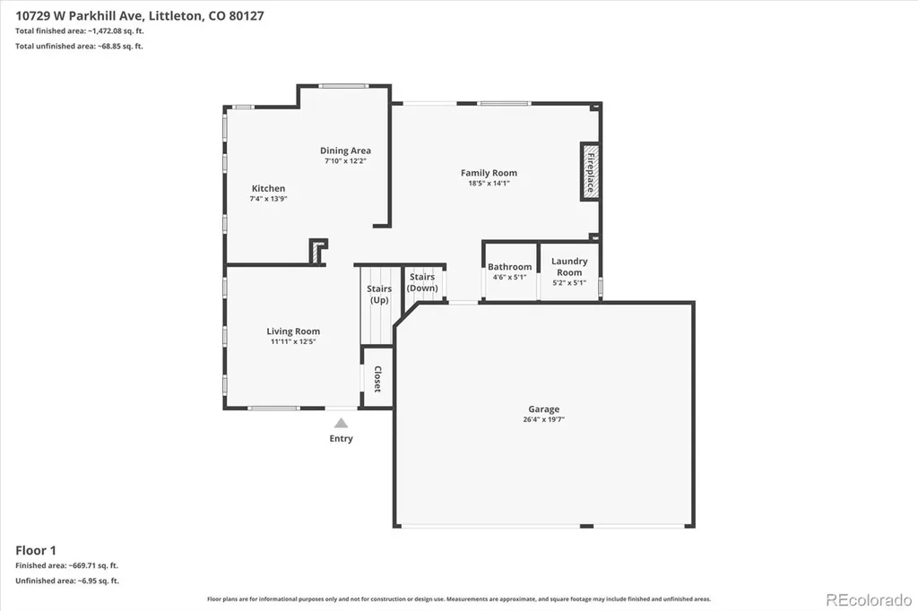 10729 W Parkhill Avenue Littleton CO 80127