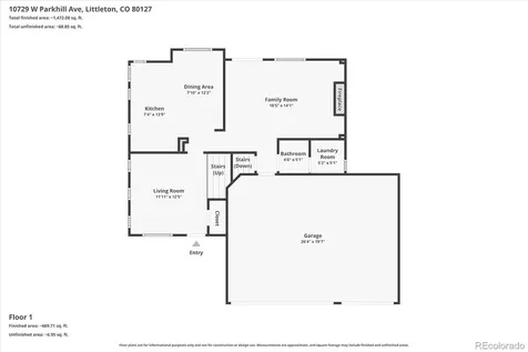 10729 W Parkhill Avenue Littleton CO 80127