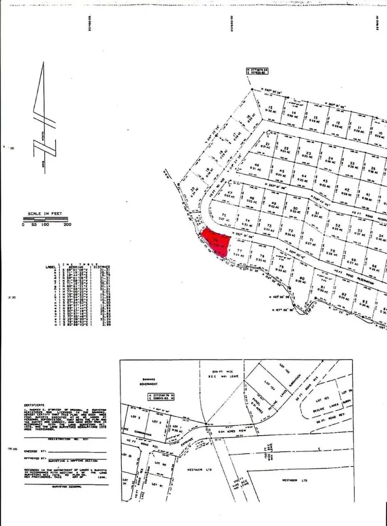 Lake Cunningham Estates L New Providence Paradise Island BS