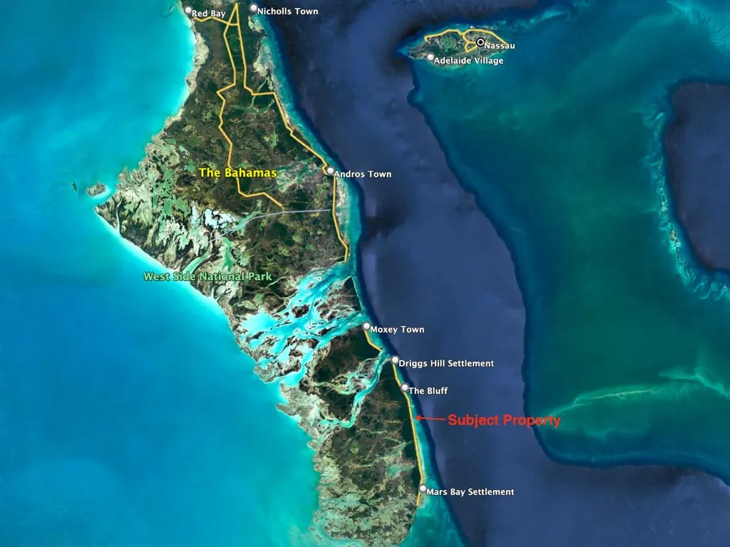 1.5 Acres Beachfront Lot Andros BS