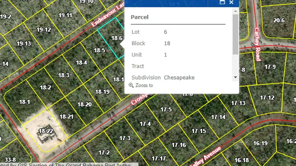 Endeavor Lane Lot 6 Block 18 Grand Bahama Freeport BS