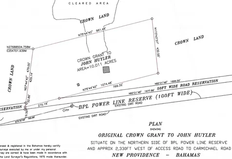 9 Acre Lot Off Carmichael Road New Providence Paradise Island BS