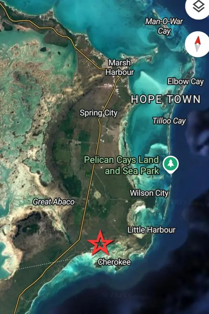 Near Casuarina Point Abaco BS