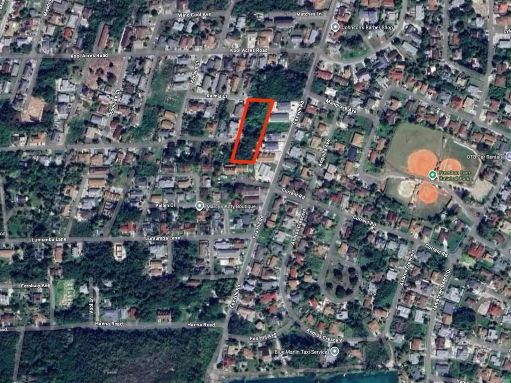 Kool Acres 1.1 Acre Tract New Providence Paradise Island BS