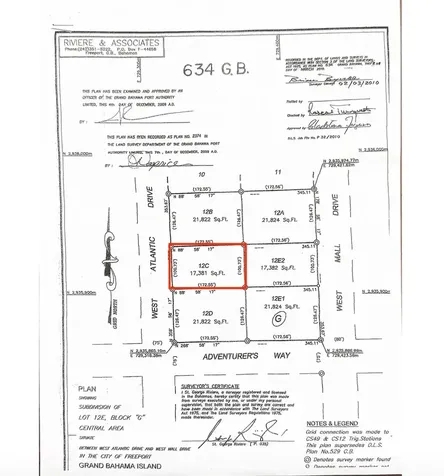 Lot 12 C West Atlantic Drive Grand Bahama Freeport BS