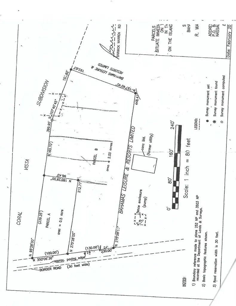 Parcel B Coral Harbor New Providence Paradise Island BS