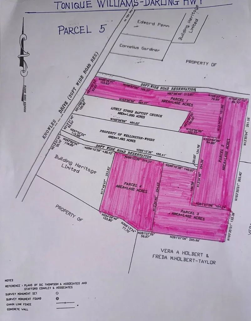 Tonique Williams-darling Parcel 5 -- 5.608 Acres New Providence Paradise Island BS