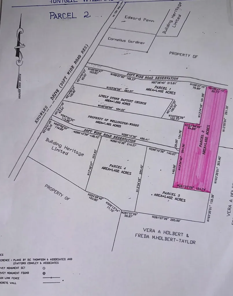 Tonique Williams-darling Parcel 2 -- 1.402 Acres New Providence Paradise Island BS