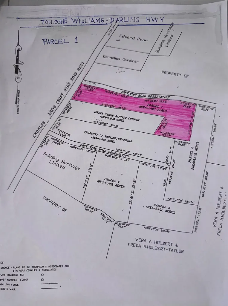 Tonique Williams-darling Parcel 1 -- 1.402 Acres New Providence Paradise Island BS