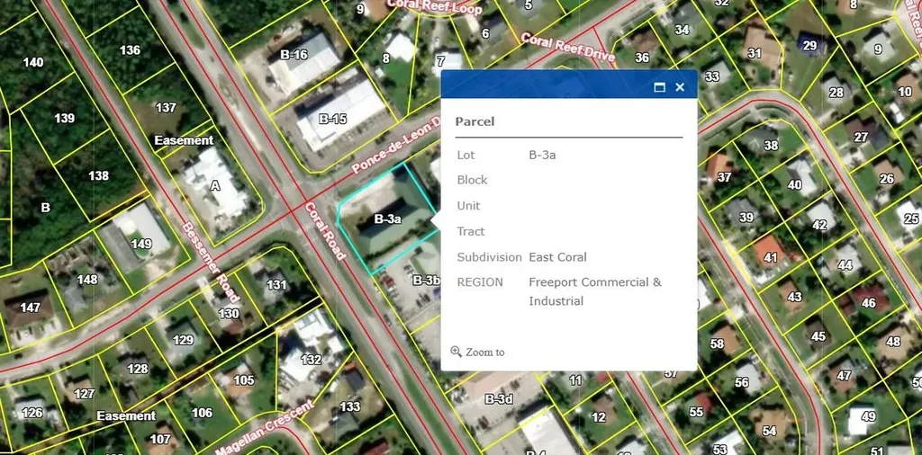 Coral Road & Ponce De Leo Grand Bahama Freeport BS