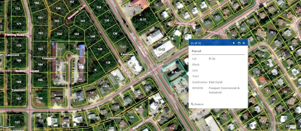 Coral Road & Ponce De Leo Grand Bahama Freeport BS