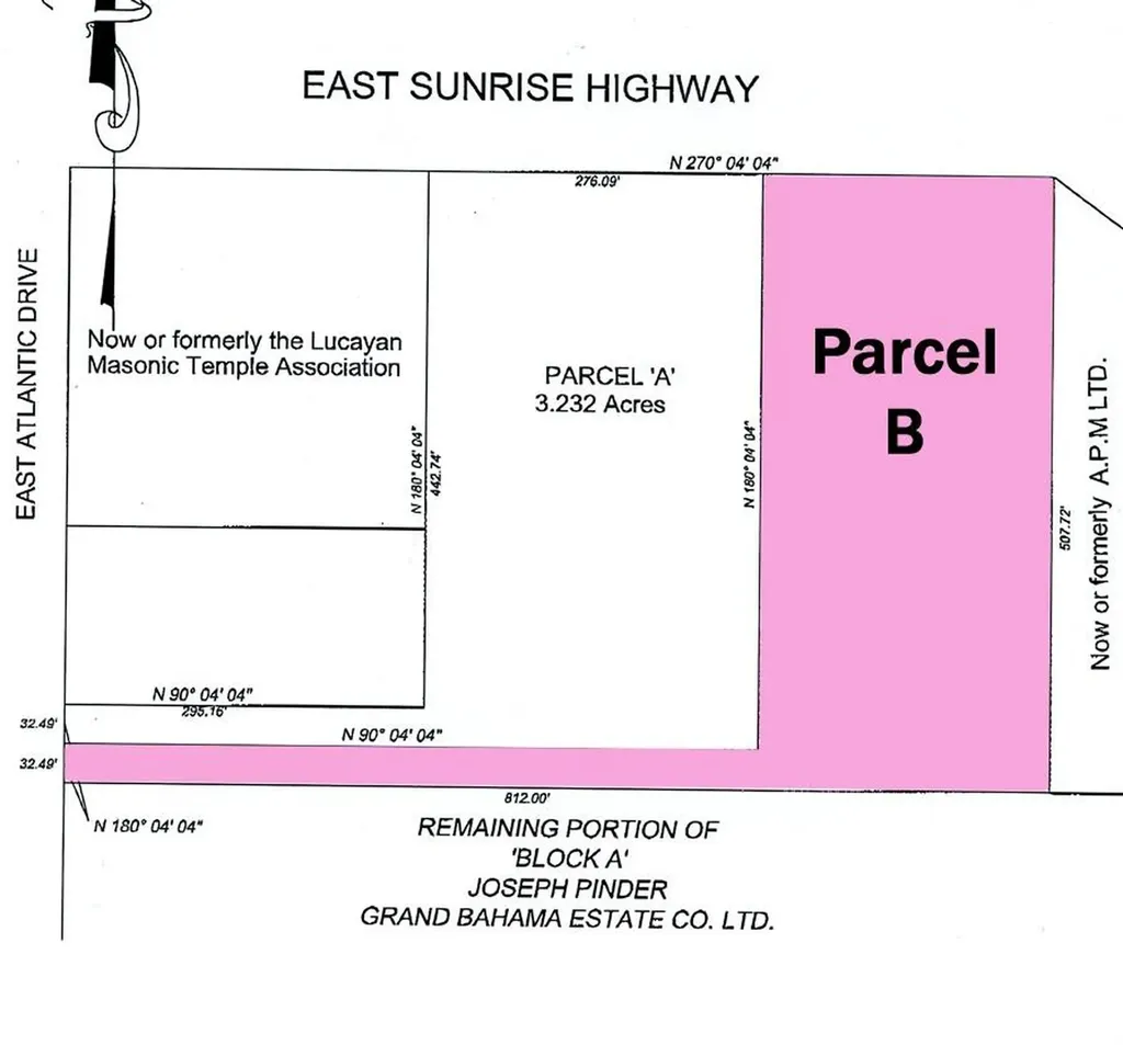 Sunrise Highway Tract B 3.23 Acres Grand Bahama Freeport BS