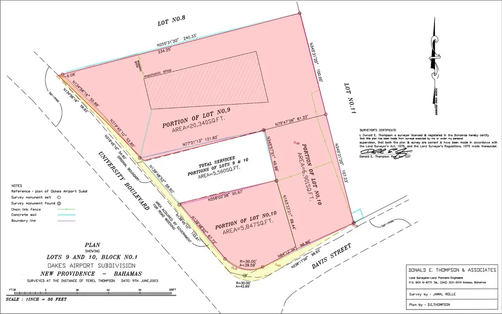 Thompson Blvd, Lot 9 & 10 New Providence Paradise Island BS