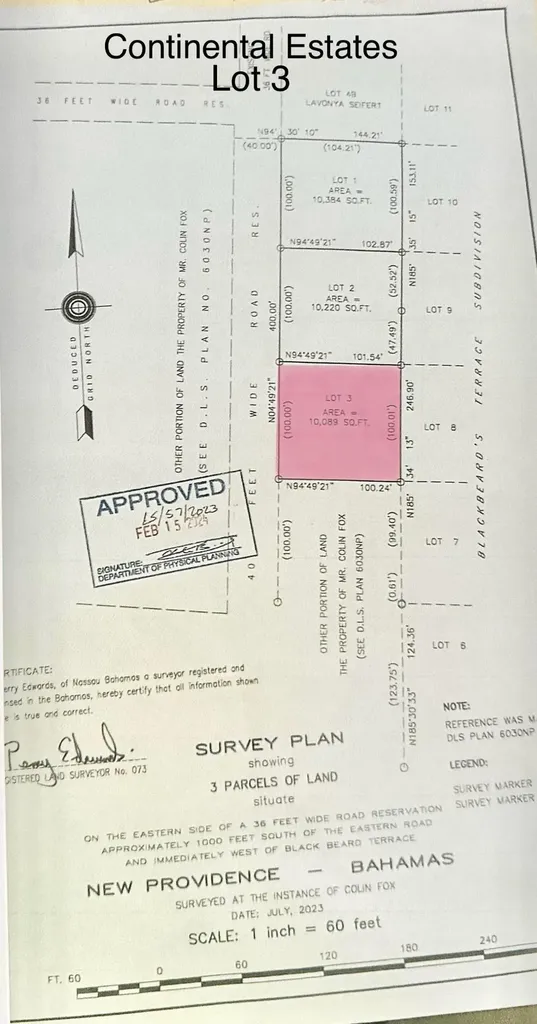 Blackbeards Terrace Lot#3 New Providence Paradise Island BS