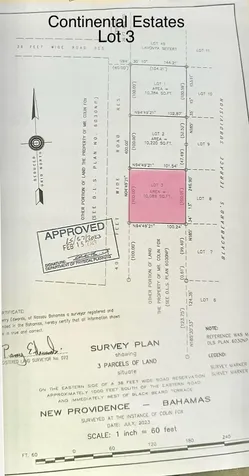 Blackbeards Terrace Lot#3 New Providence Paradise Island BS