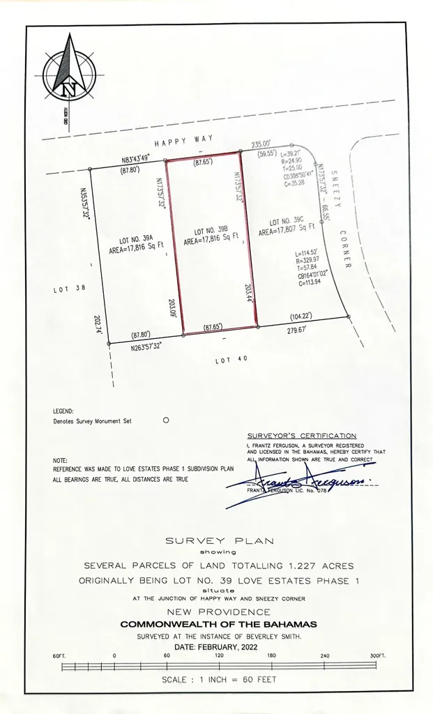 Love Estates/aip Lot#39b New Providence Paradise Island BS