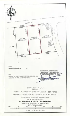 Love Estates/aip Lot#39b New Providence Paradise Island BS