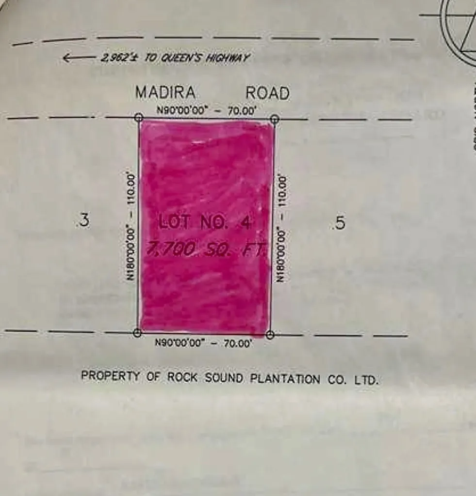 Rock Sound Lot# 4 Eleuth Eleuthera BS