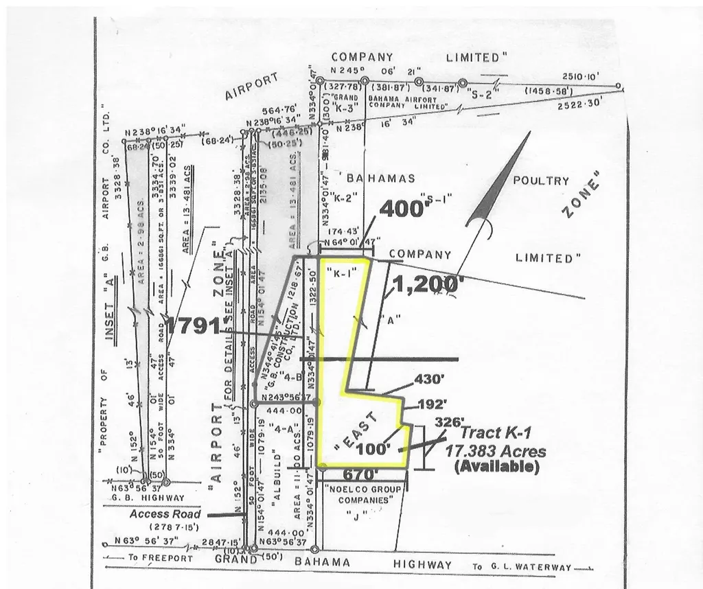 East Airport Zone Grand Bahama Freeport BS