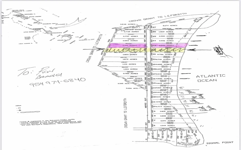 Beachfront Lot 23 Rum Cay Rum Cay BS