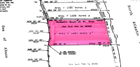 5.449 Acreage, Tilloo Cay Abaco BS