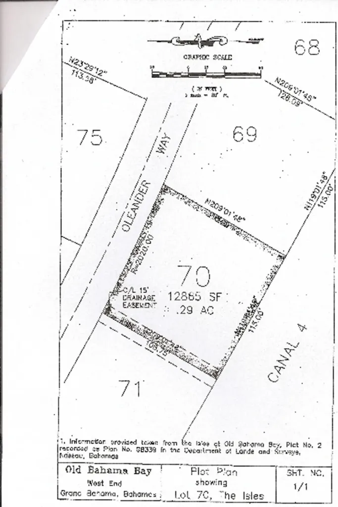 Lot With A Dock In Obb Grand Bahama Freeport BS
