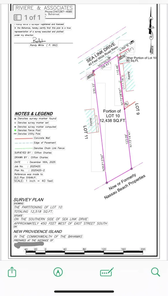 Lot 10 South Beach New Providence Paradise Island BS