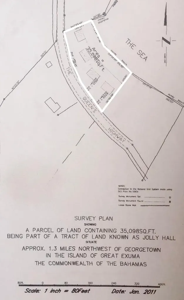 Jolly Hall Beachfront Lot Exuma BS