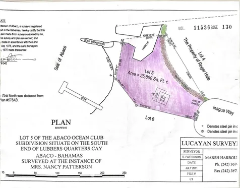 Bonefish Sunset Lot 5 Abaco BS