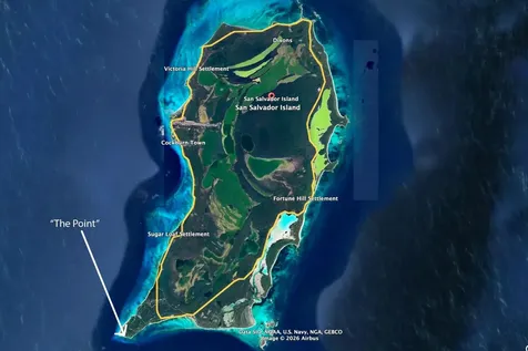 Sandy Point, Columbus Lan San Salvador BS