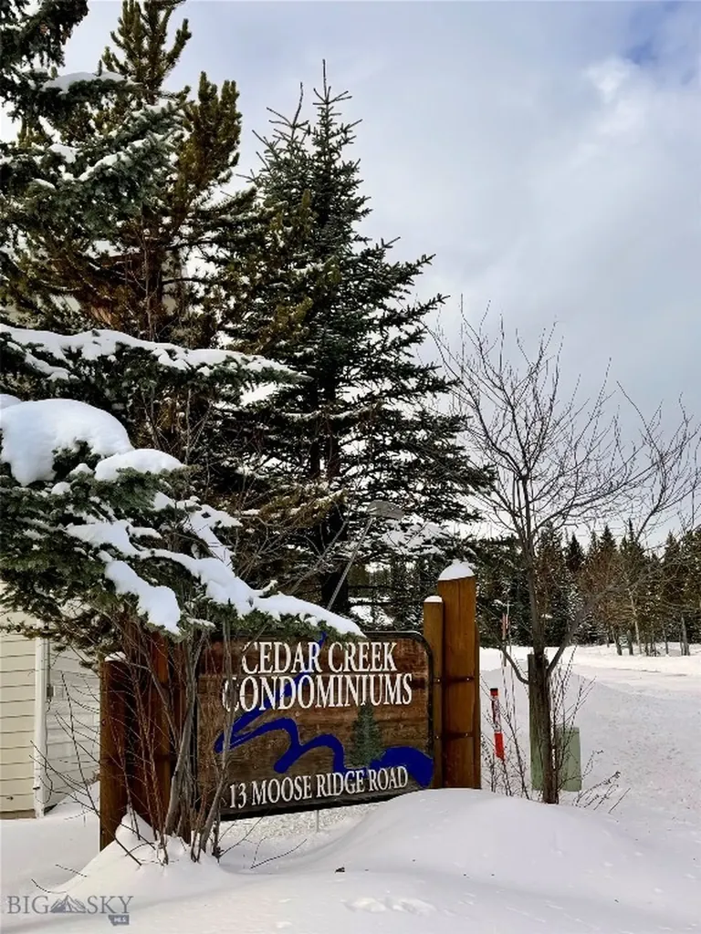 13 Moose Ridge, Cedar Creek Condos Big Sky MT 59749