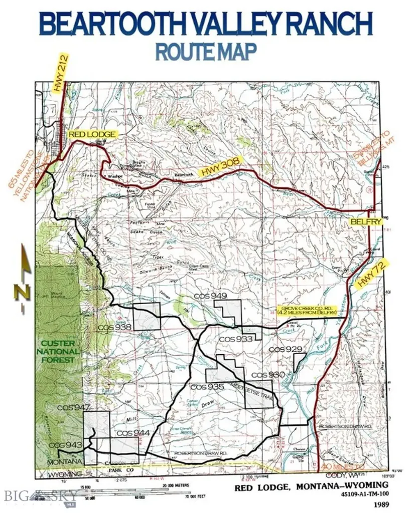 22 Broken Trail N Belfry MT 59008