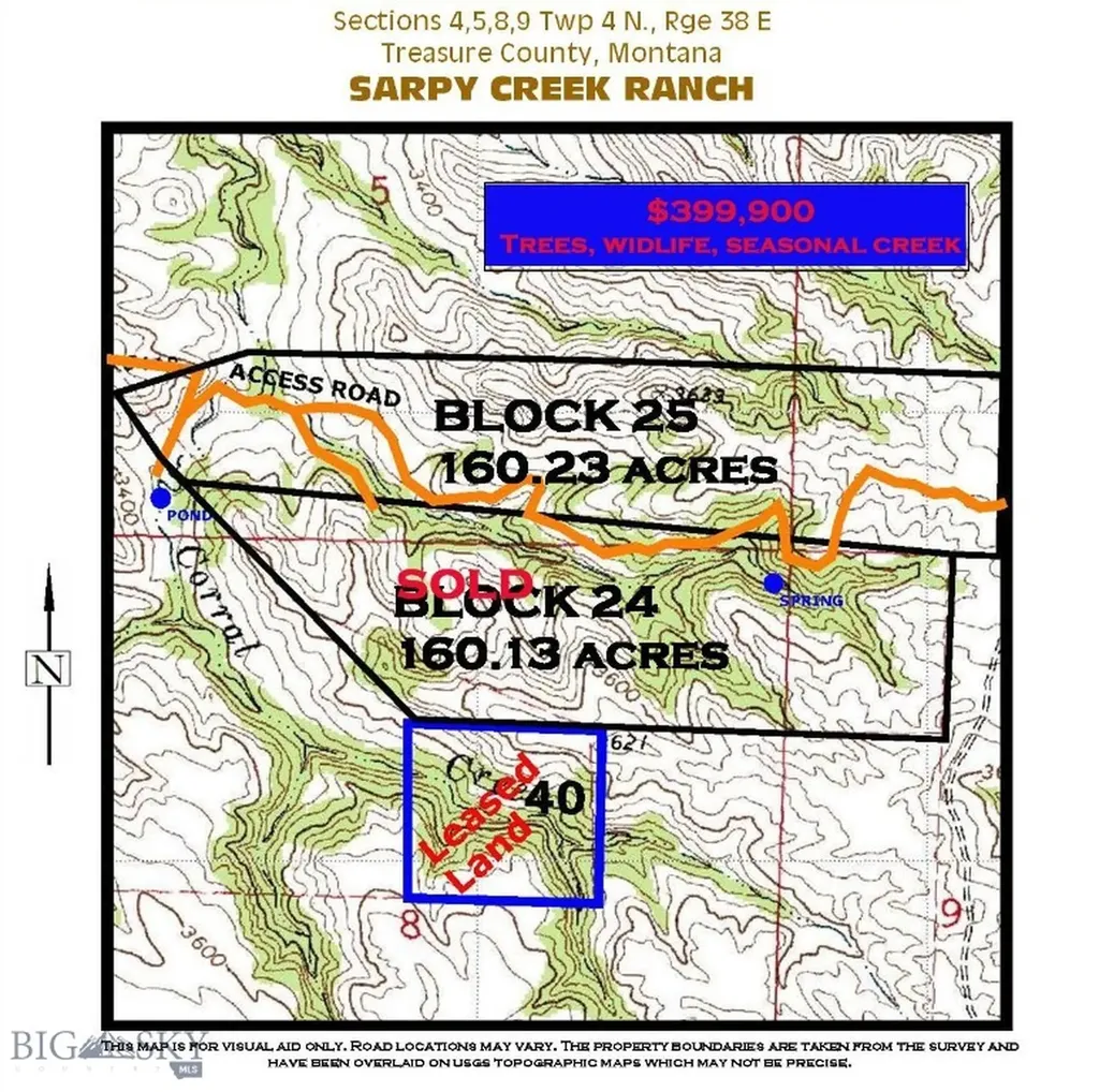 Tbd Lone Rock Canyon Lane Hysham MT 59076