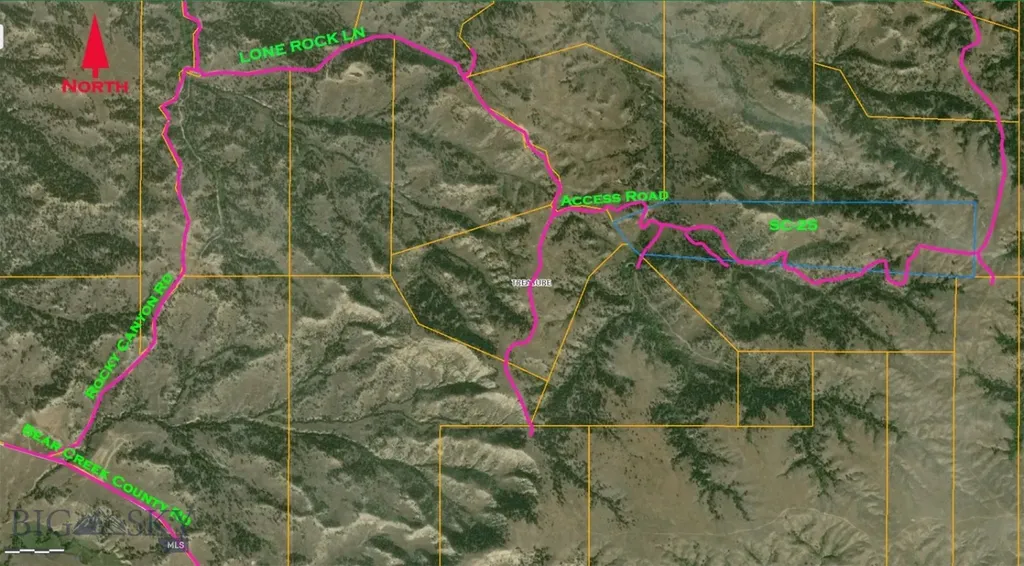 Tbd Lone Rock Canyon Lane Hysham MT 59076