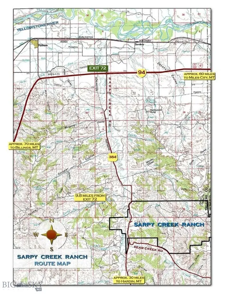 Tbd Lone Rock Canyon Lane Hysham MT 59076