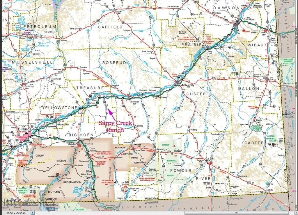 Tbd Lone Rock Canyon Lane Hysham MT 59076
