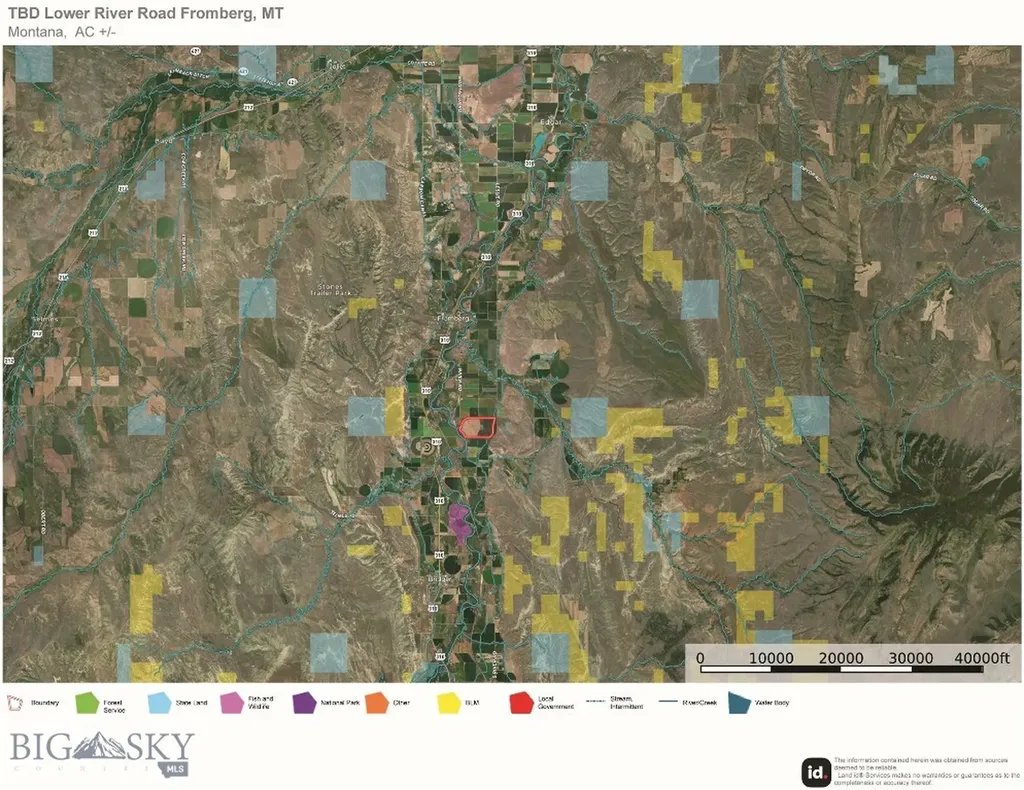 Tbd Lower River Road Fromberg MT 59029