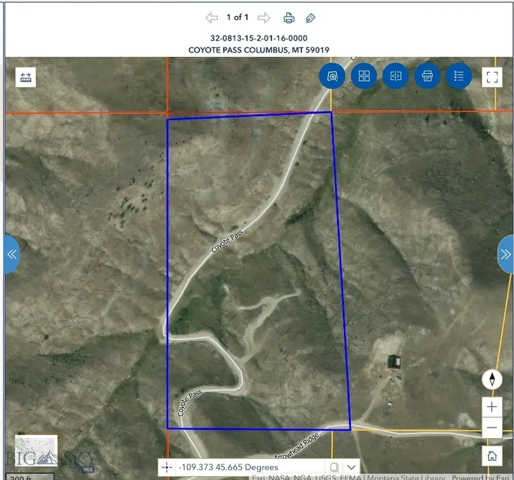 Tbd Coyote Pass Columbus MT 59019