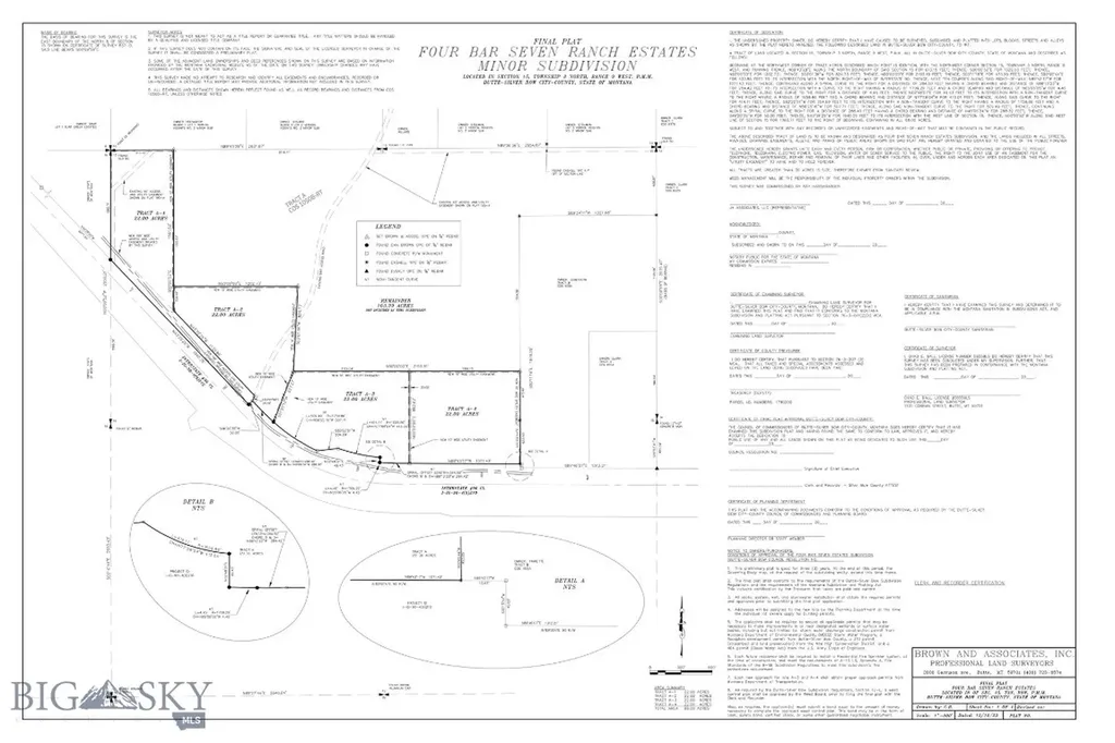 Tbd N Ramsay Road Ramsay MT 59701