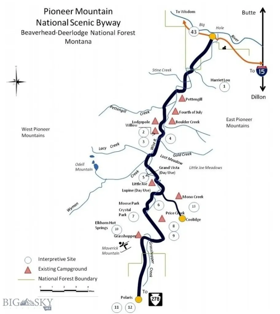 2900 Pioneer Mountains Scenic Byway Polaris MT 59746