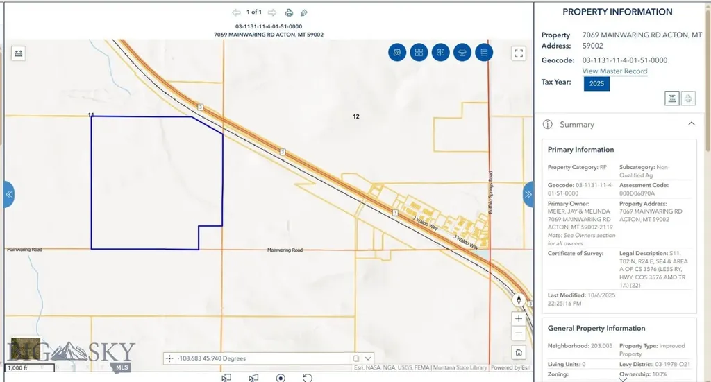7069 Mainwaring Road Billings MT 59002